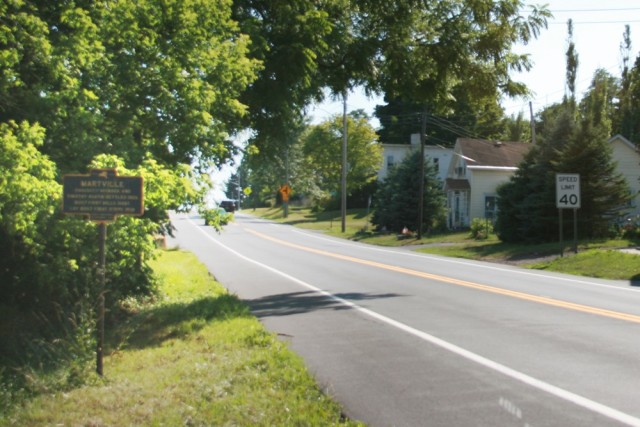 Roadside Historical Marker Martville