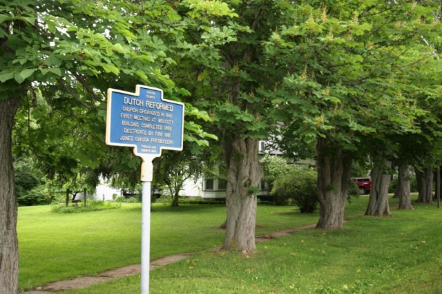 Roadside Historical Marker Fair Haven Dutch Reformed Church