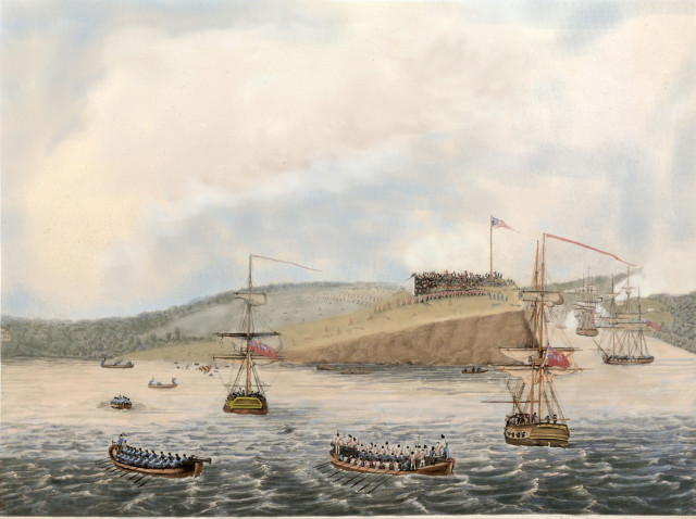 1812 painting storming-of-fort-ontario