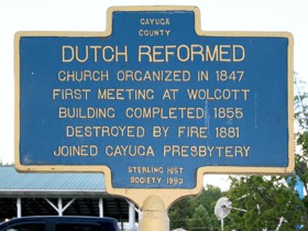Historic Marker Dutch Reformed Church