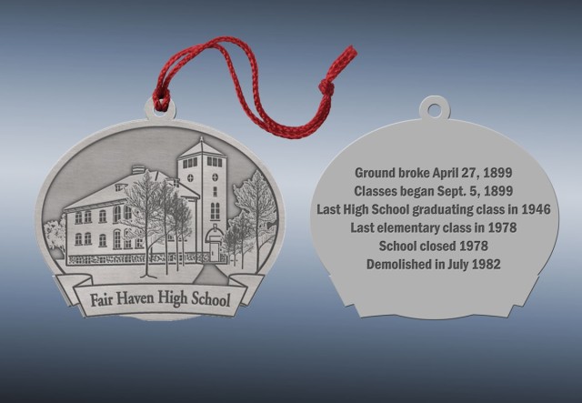 2018 Christmas ornament Fair Haven High School